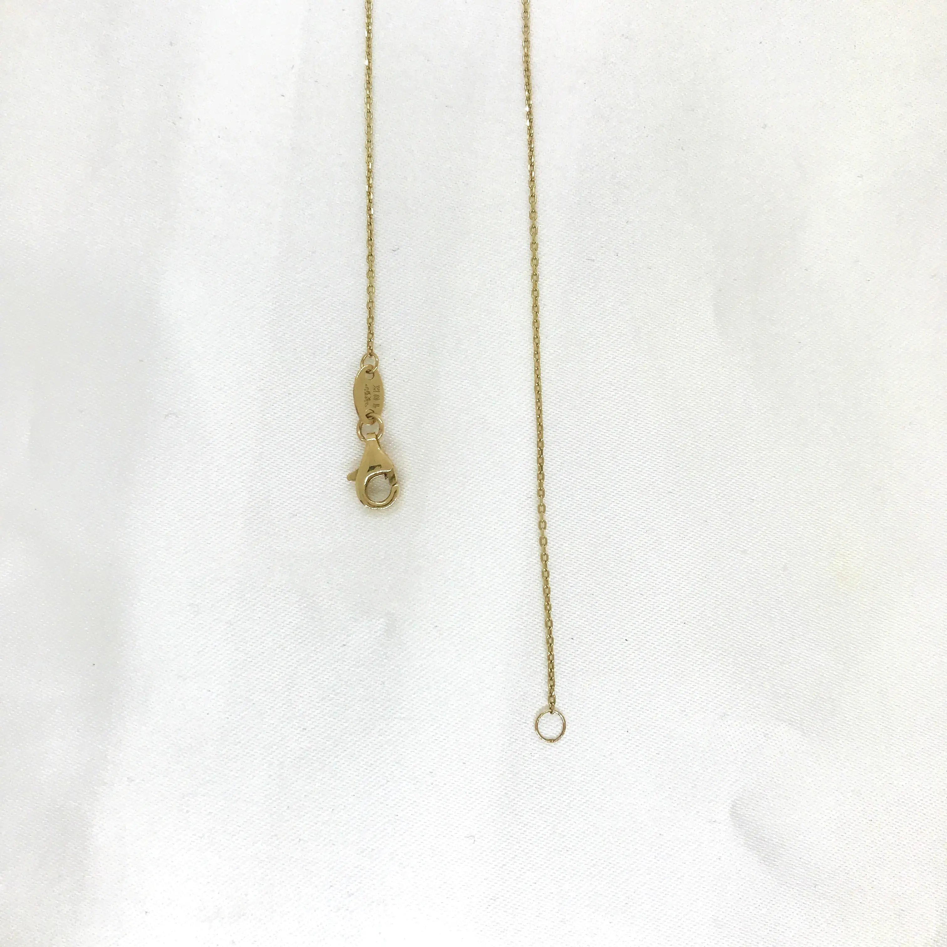 10k Yellow Gold Diamond Love Necklace