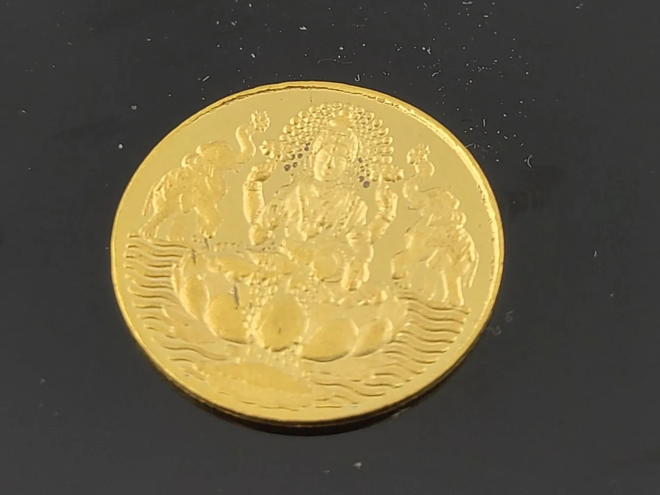 24K Laxmi Ganesh Gold Coin cn9