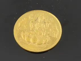 24K Laxmi Ganesh Gold Coin cn9