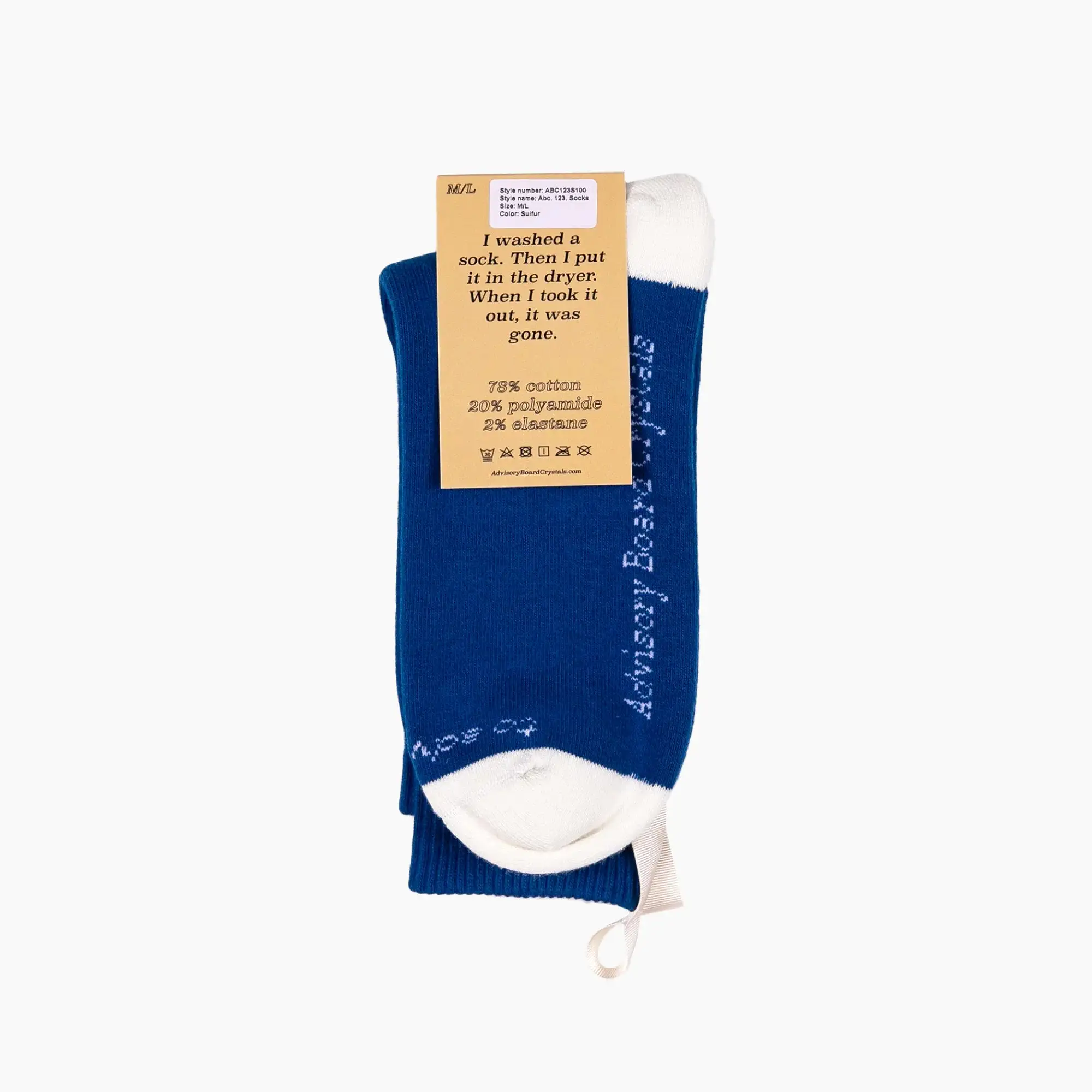 Advisory Board Crystals ABS.123 Socks - Sapphire