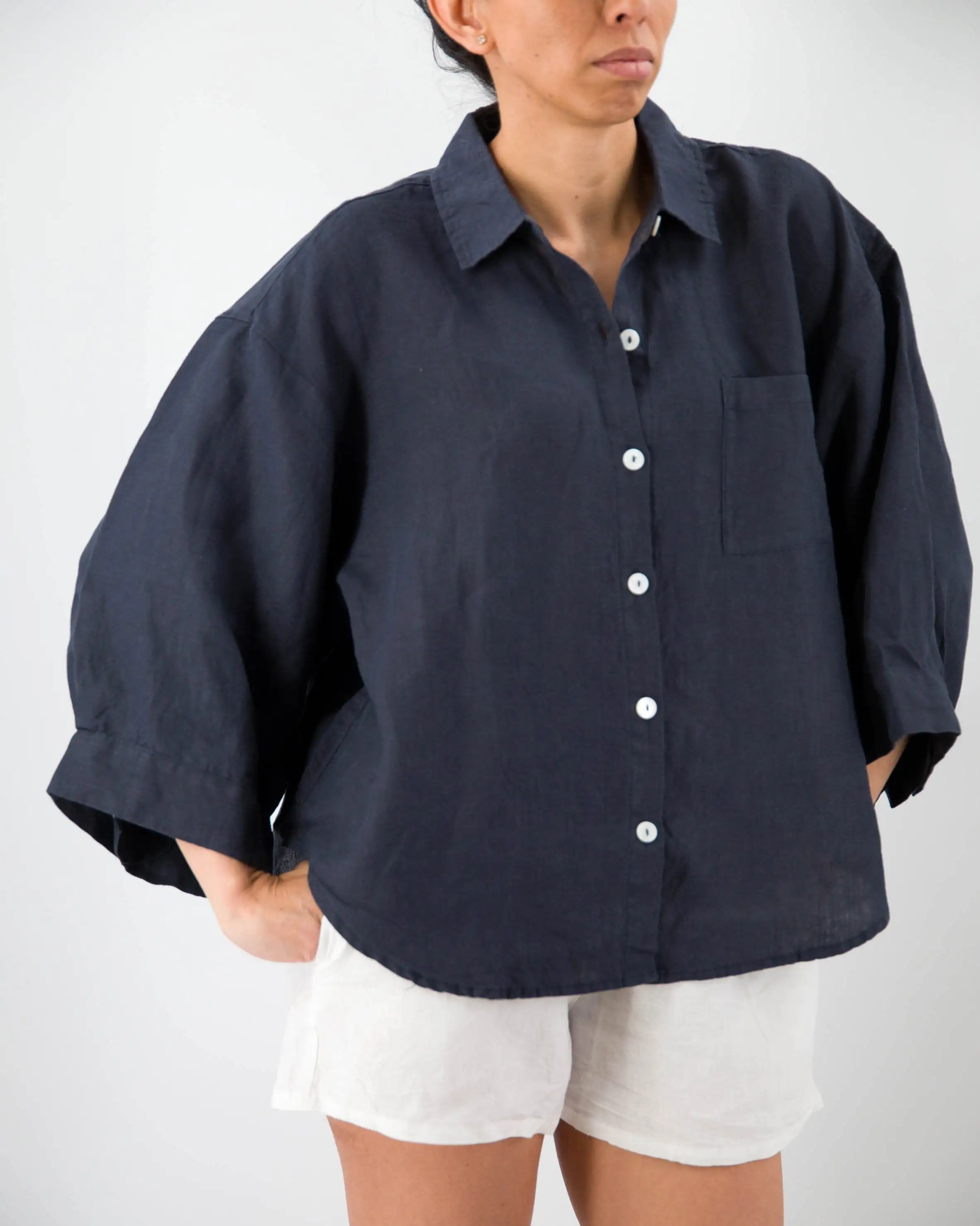 Agnes Linen Top