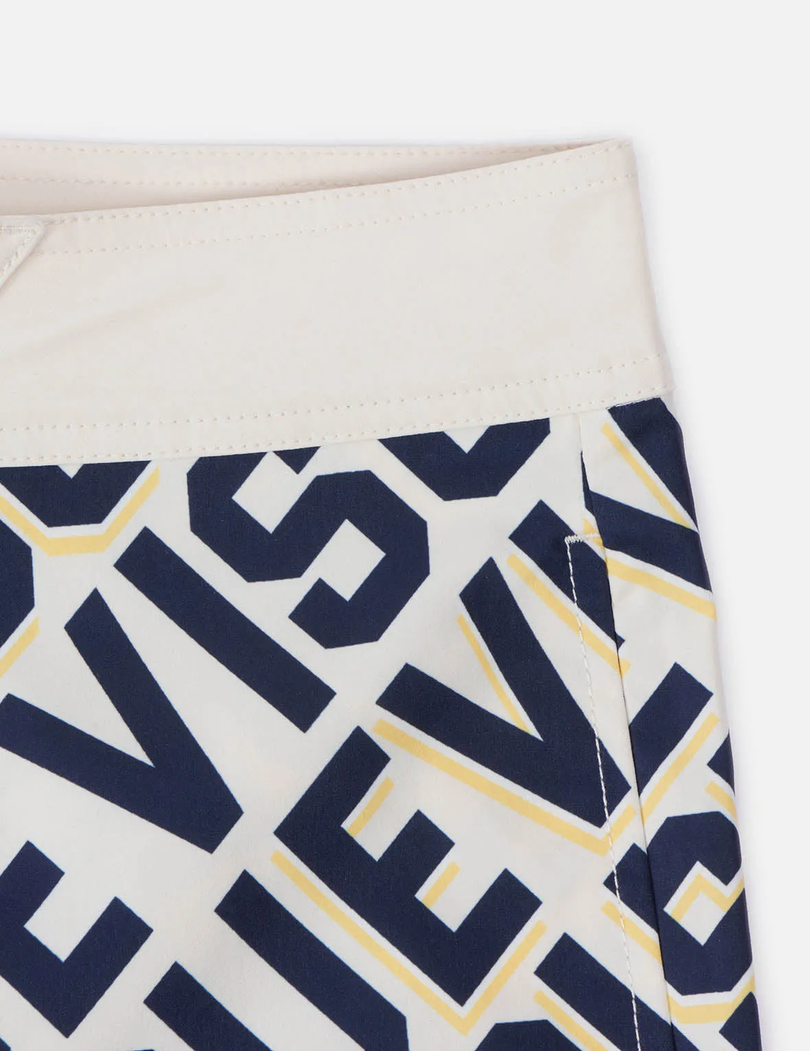 Allover Logo Print Board Shorts