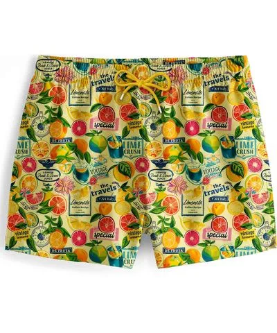 Aloha from Deer Men's Citrus Fruits Swimming Shorts