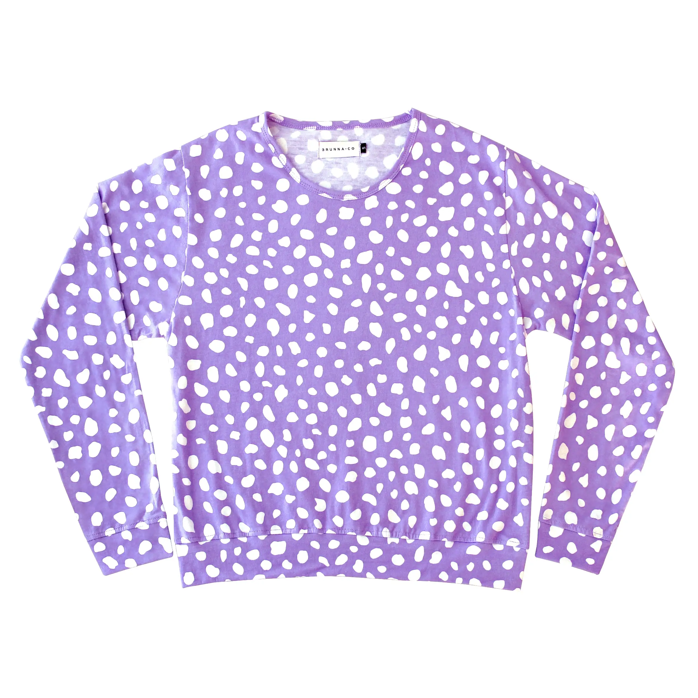 ARNOLDI Organic Cotton Sweatshirt, in Lilac Purple