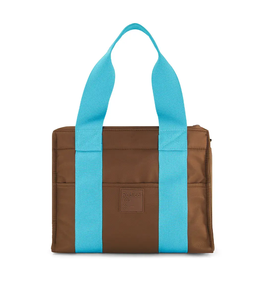 Big Time Mini Tote | Nutmeg and Turquoise Sea