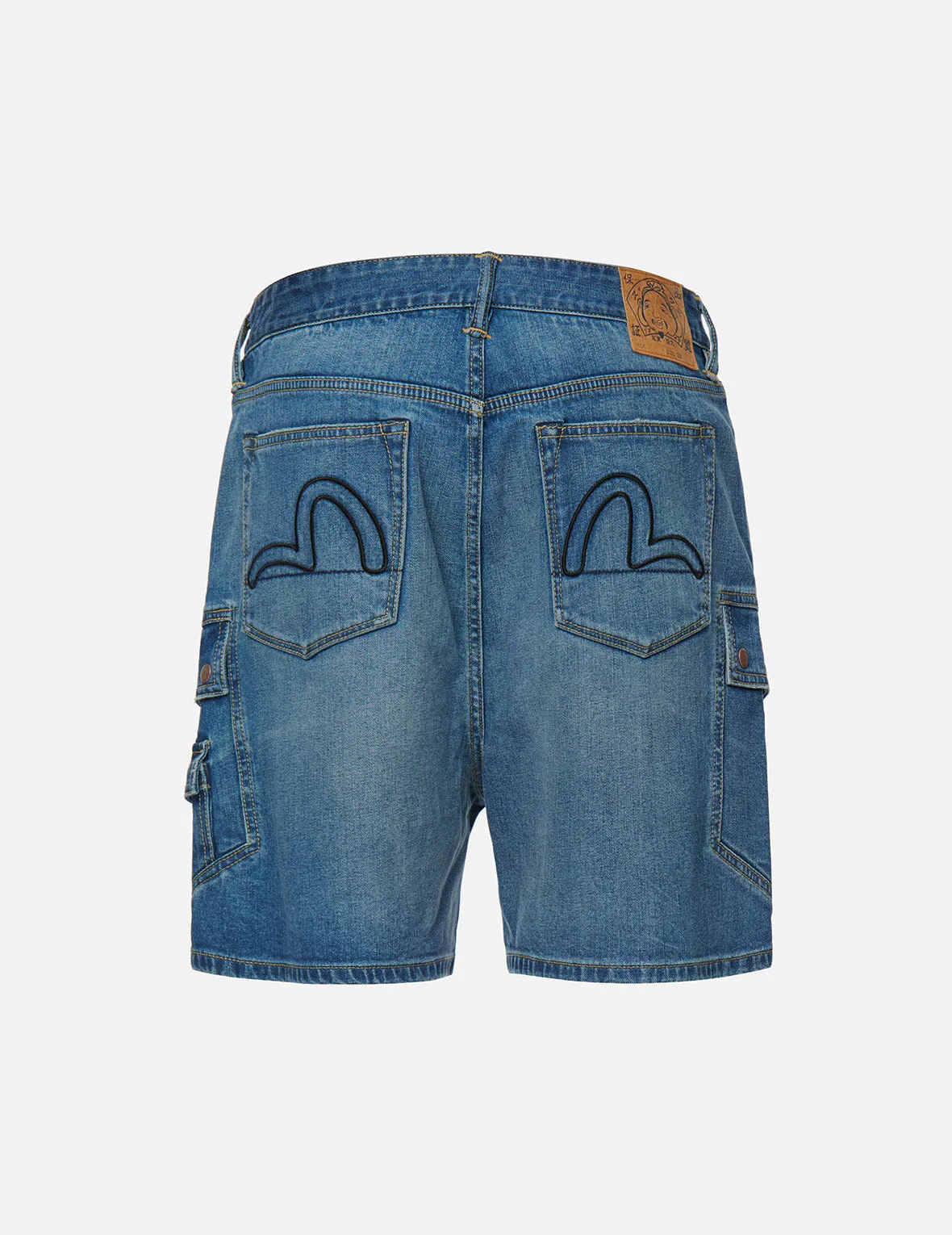 Cargo Pocket Denim Shorts