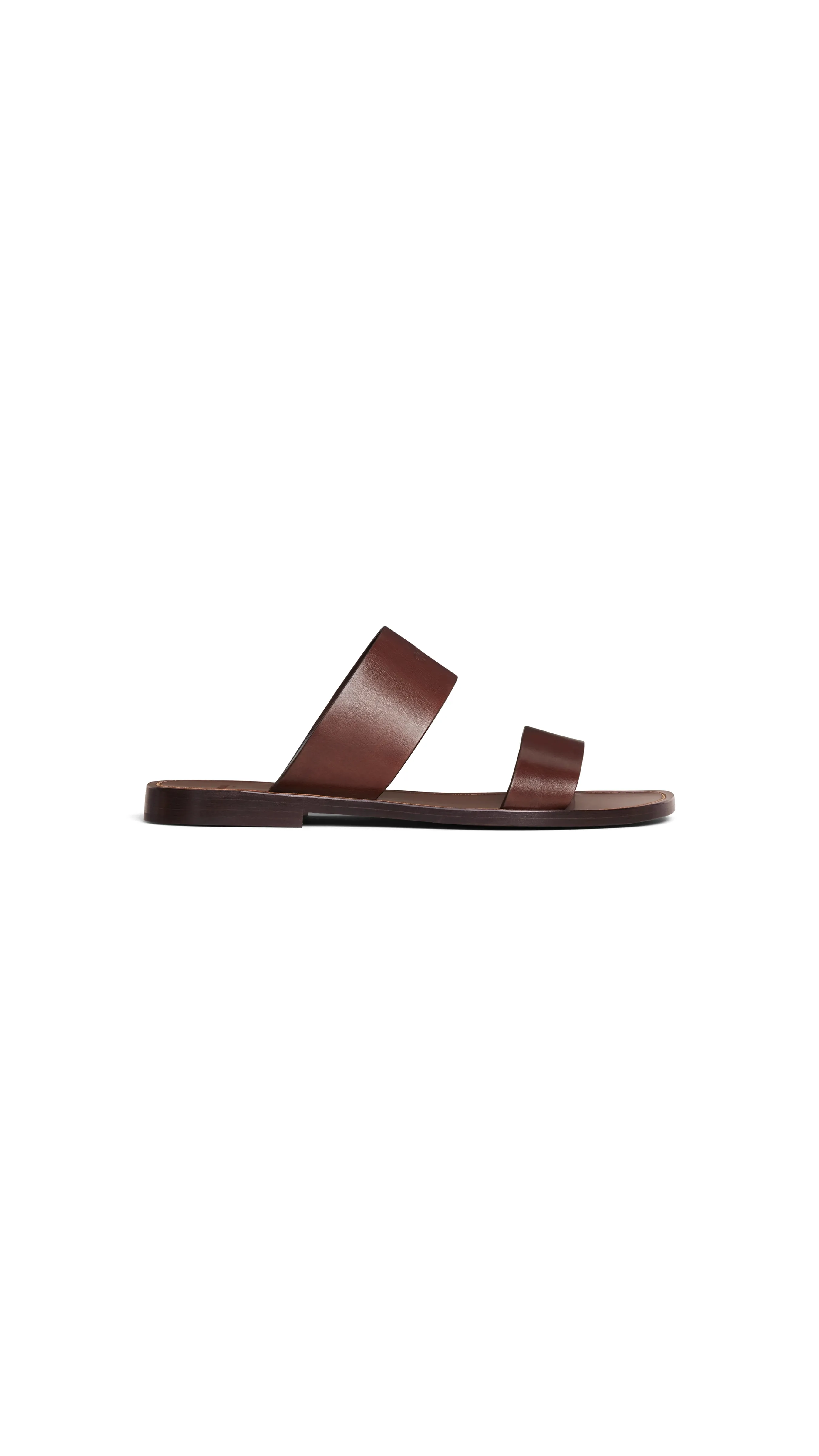 Celine Lerins In Calfskin - Dark Brown