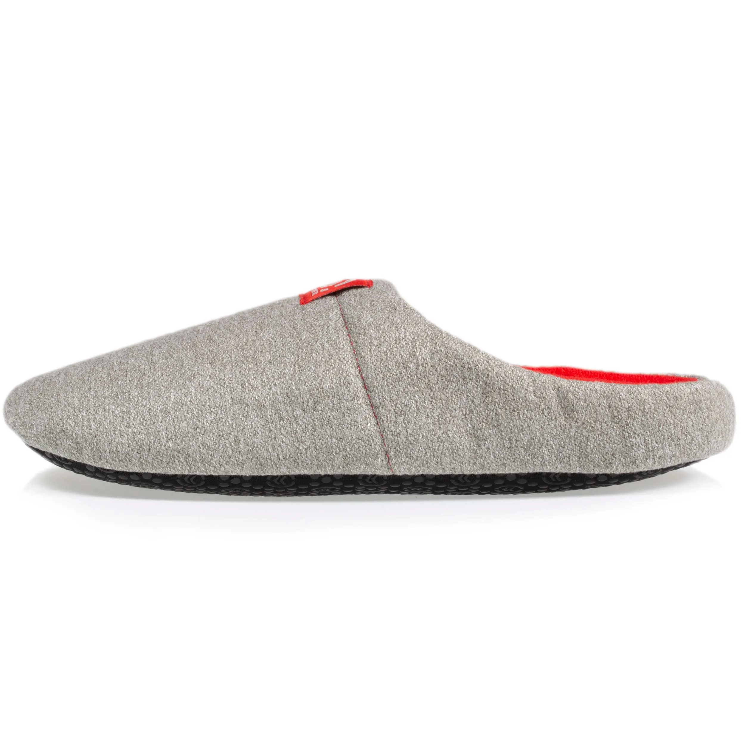 Chaussons mules Homme Gris chiné clair