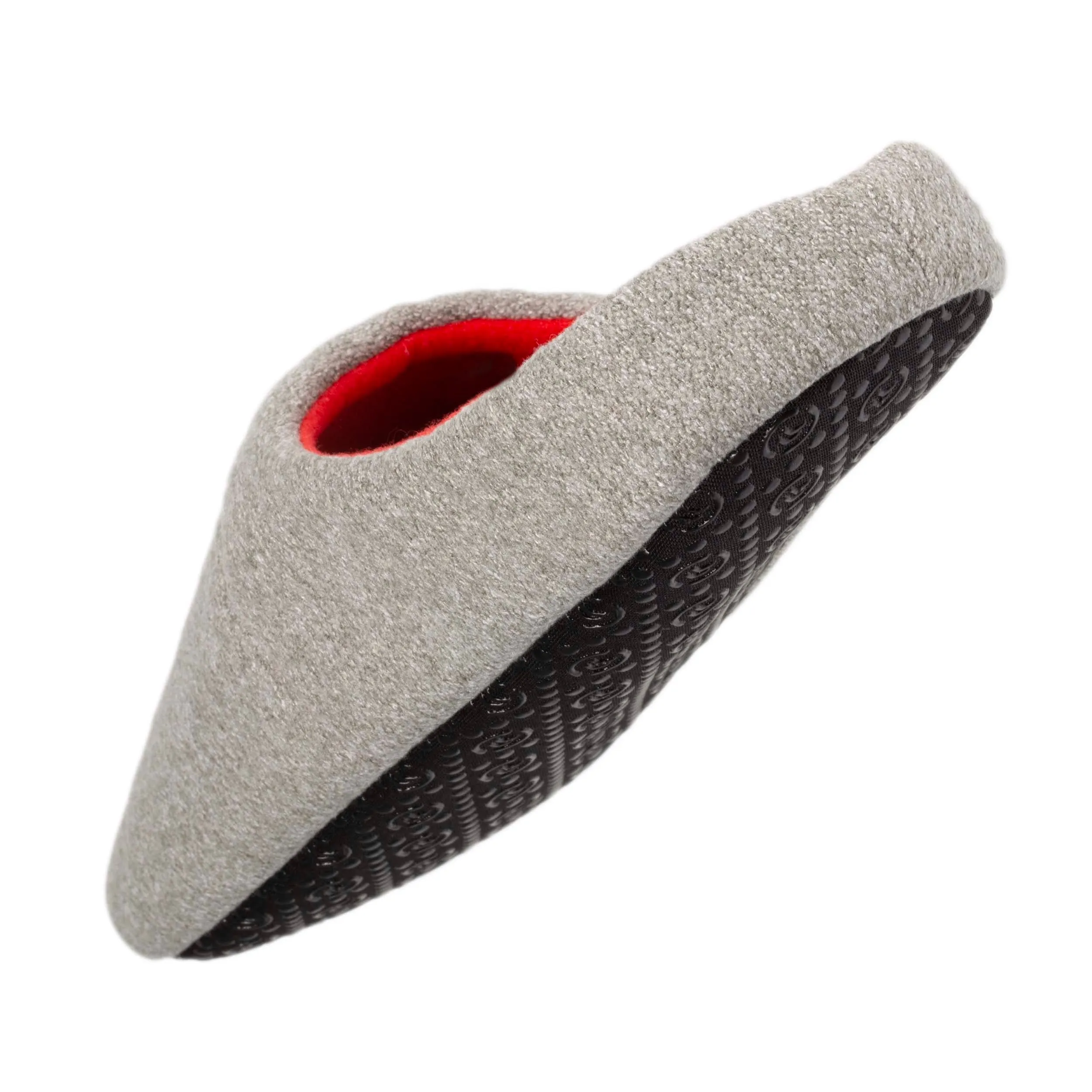 Chaussons mules Homme Gris chiné clair