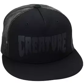 Creature Logo Stamp Trucker Mesh Men's Trucker Adjustable Hats (Brand New)