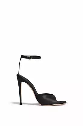 Destiny Sandal 90mm In Black Satin