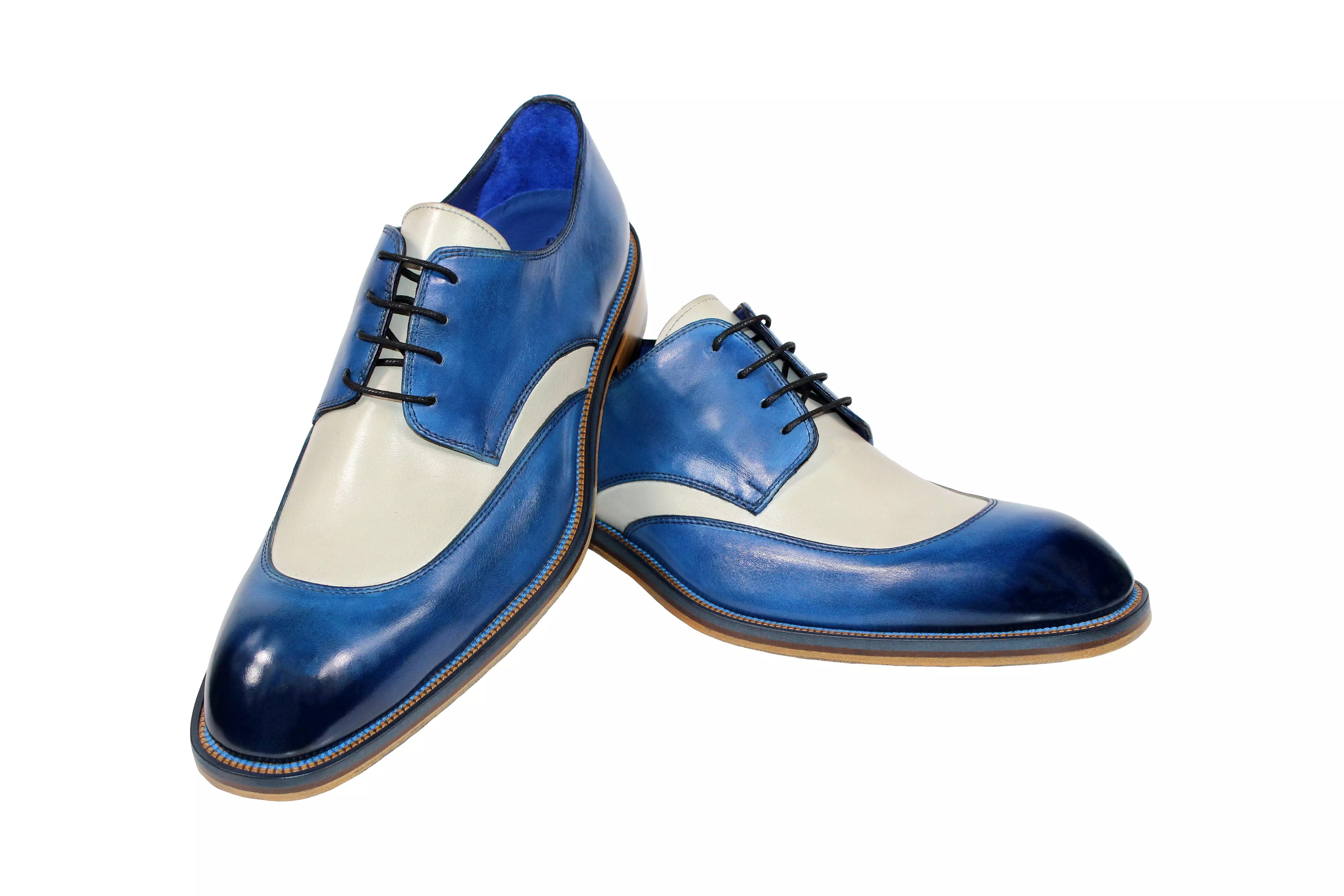 Emilio Franco Cosimo Ocean Blue/Bone Shoes