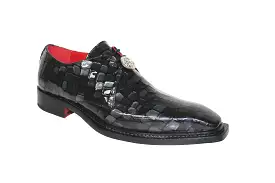 Emilio Franco Couture Santo Black Combo Shoes