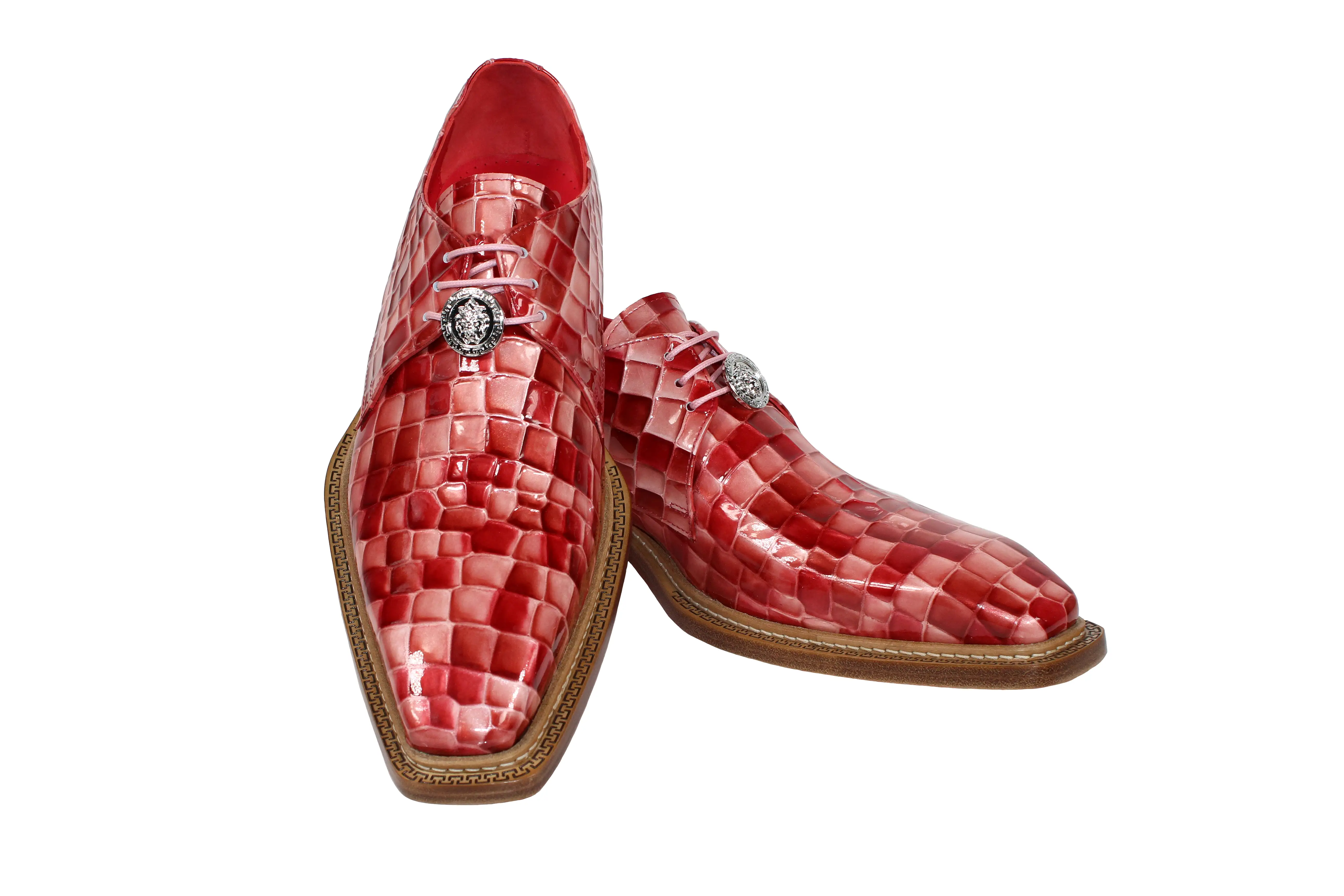 Emilio Franco Couture Santo Pink Multi Shoes