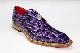 Emilio Franco Couture Santo Purple Combo Shoes