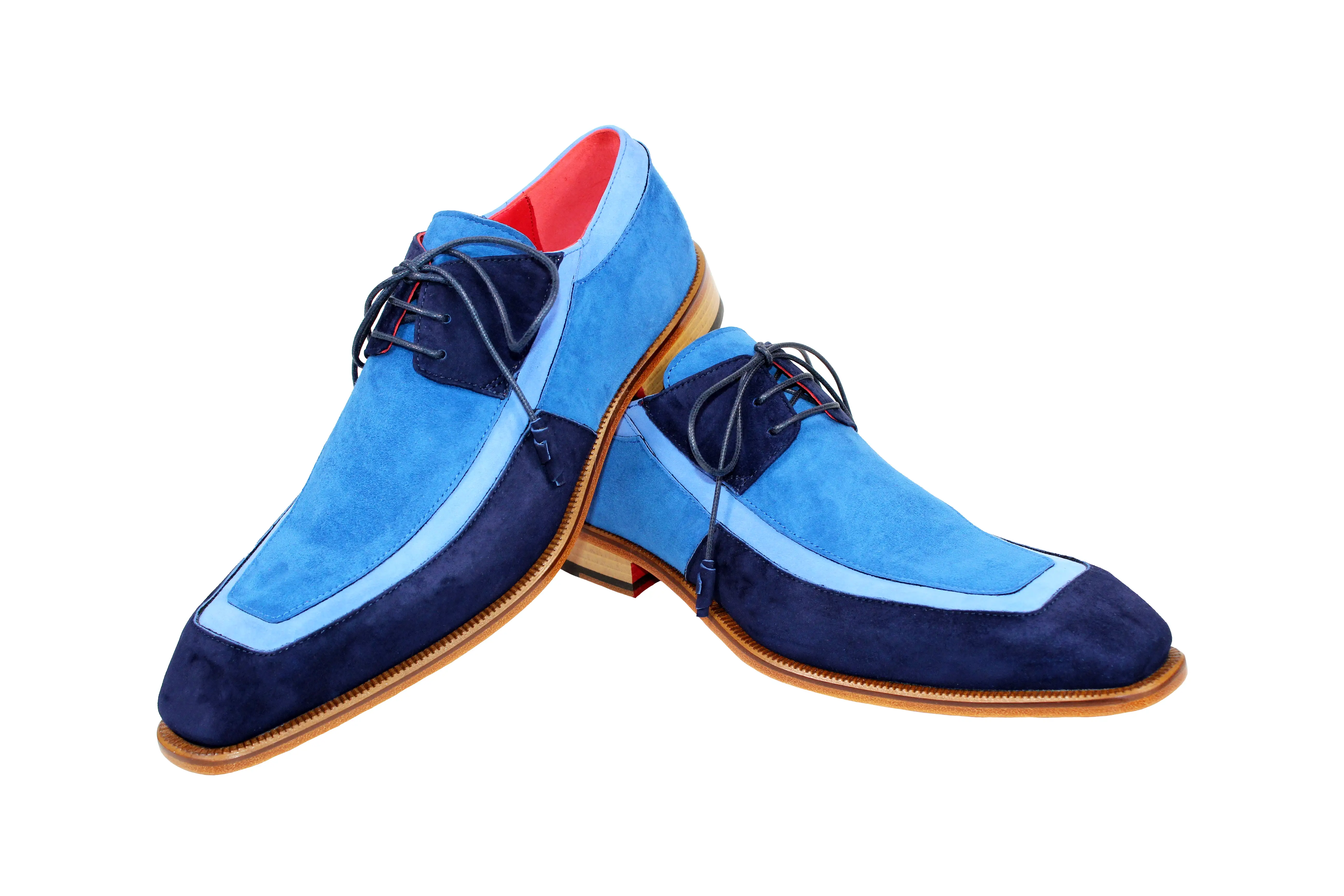 Emilio Franco Emiliano Blue Combo Shoes