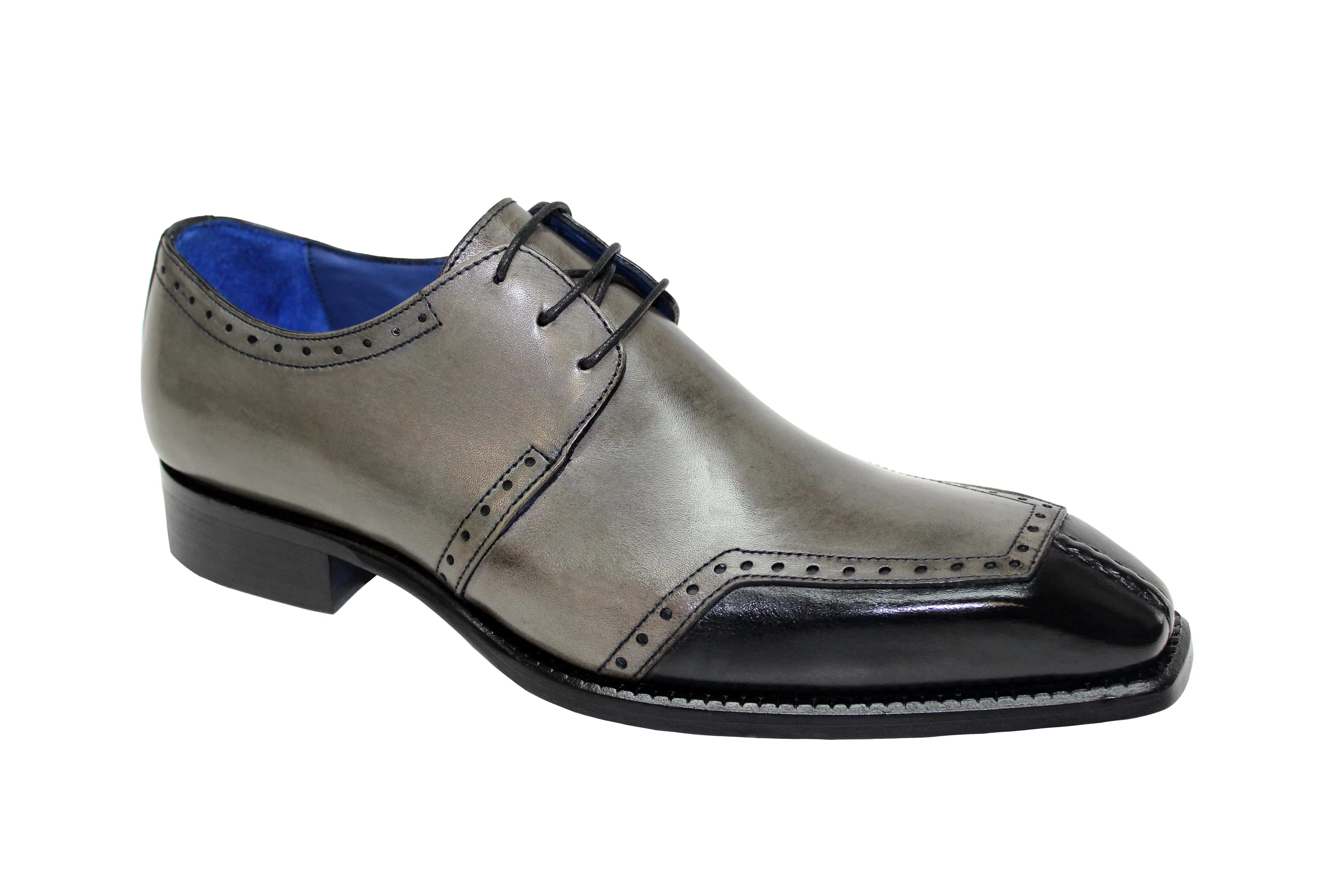 Emilio Franco Italo Black/Grey Shoes