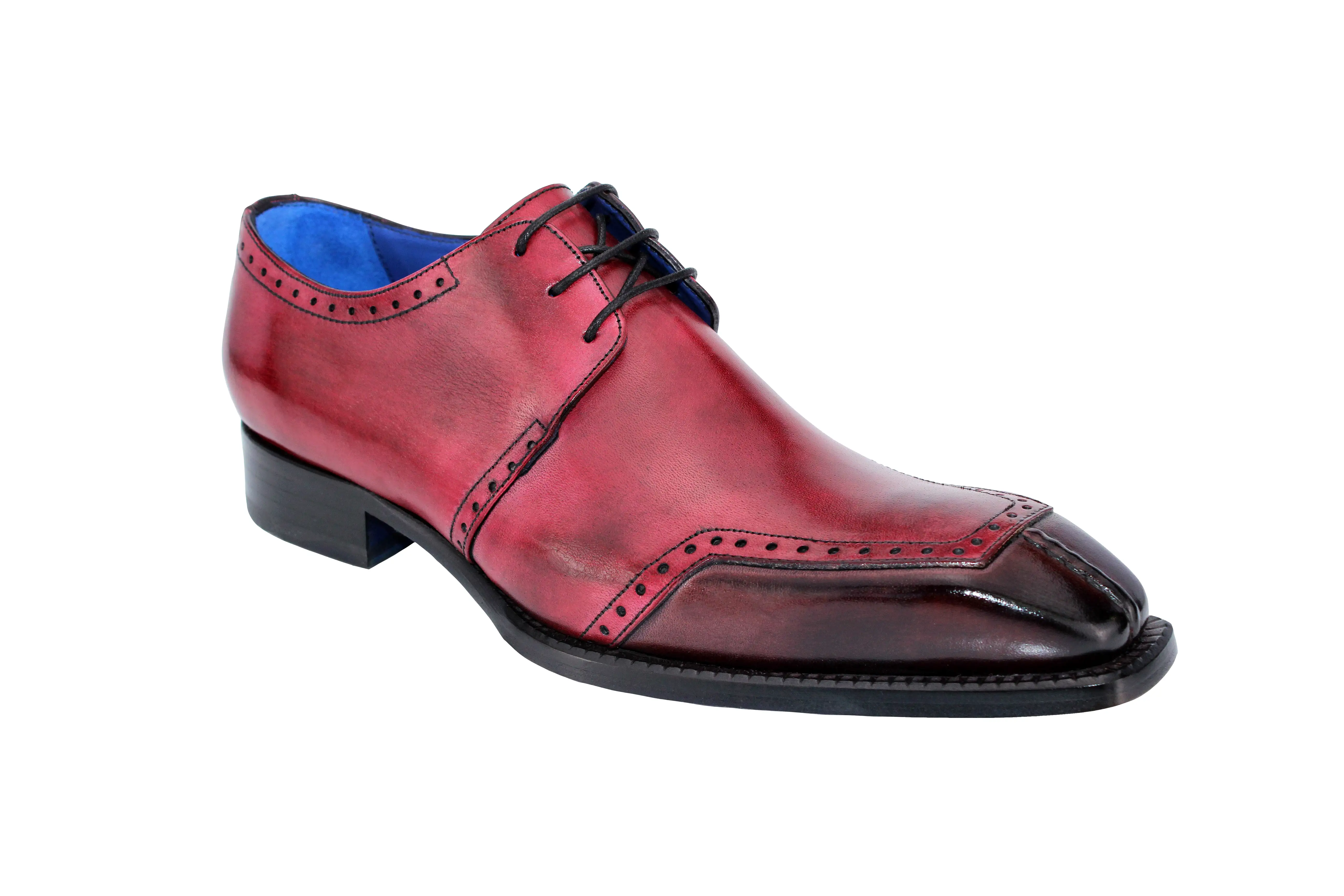 Emilio Franco Italo Burgundy/Antique Red Shoes