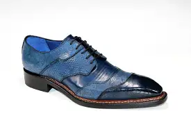 Emilio Franco Martino Blue Combi Shoes