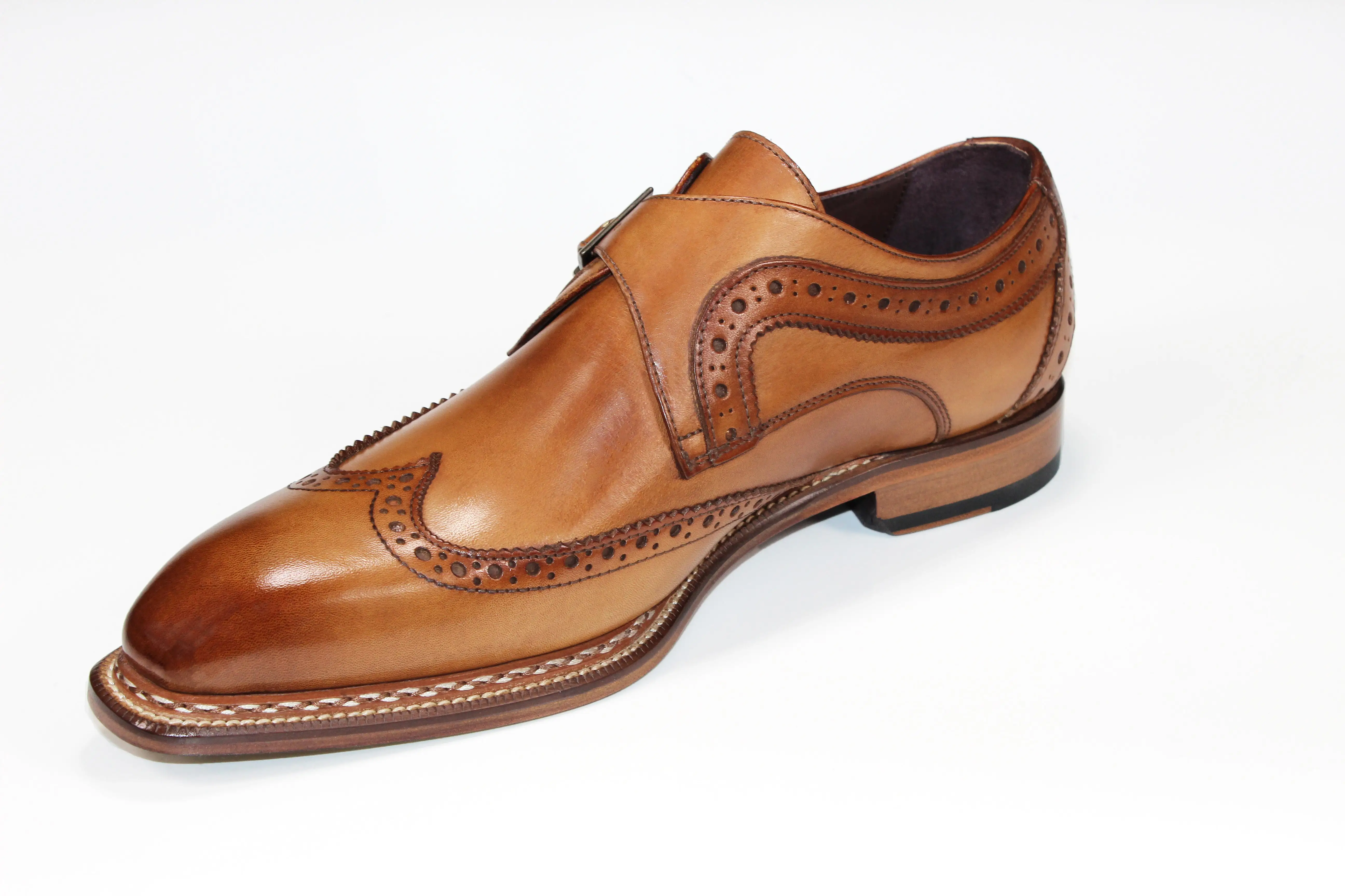 Emilio Franco Riccardo Cognac Shoes