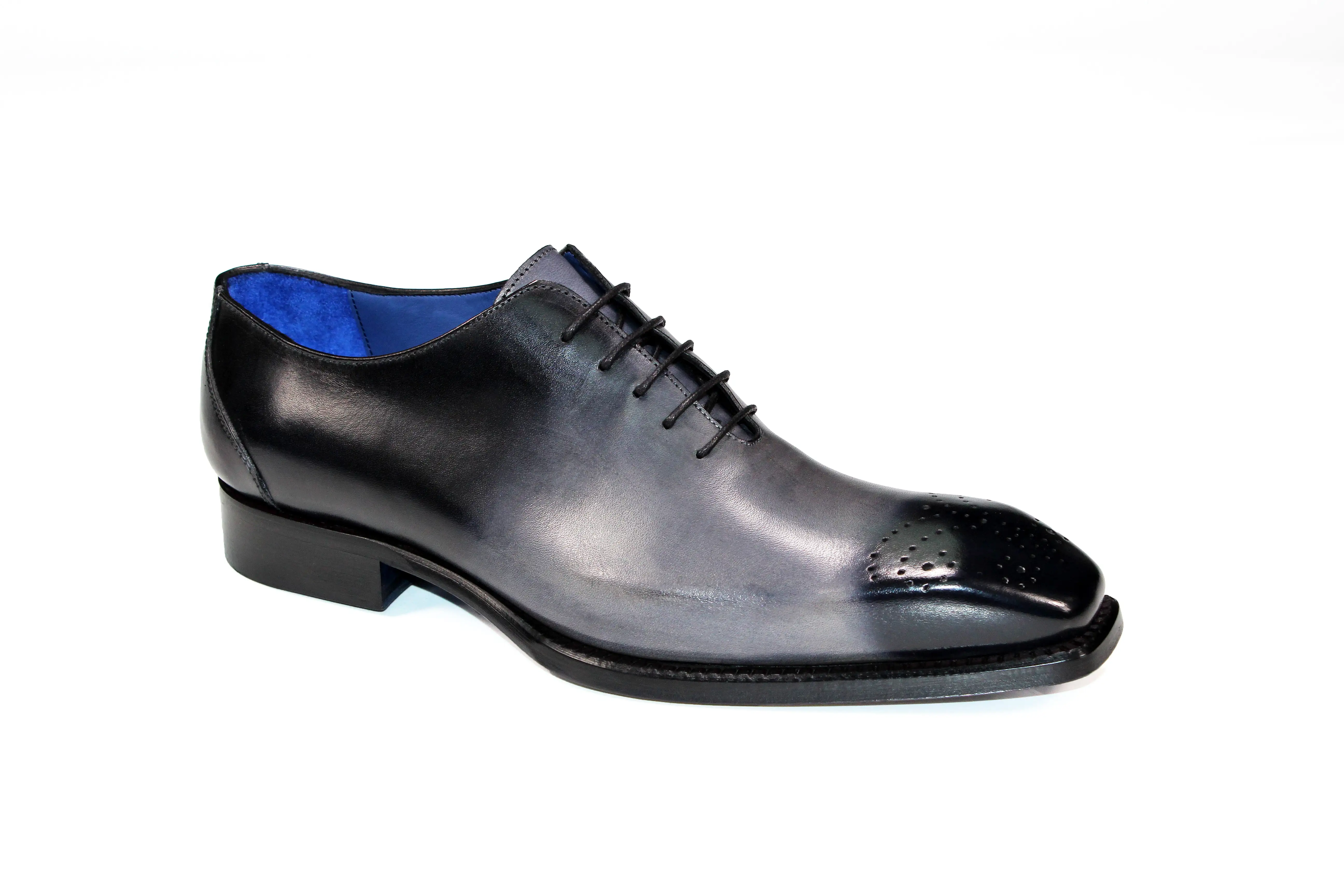 Emilio Franco Valerio Black/Grey Shoes