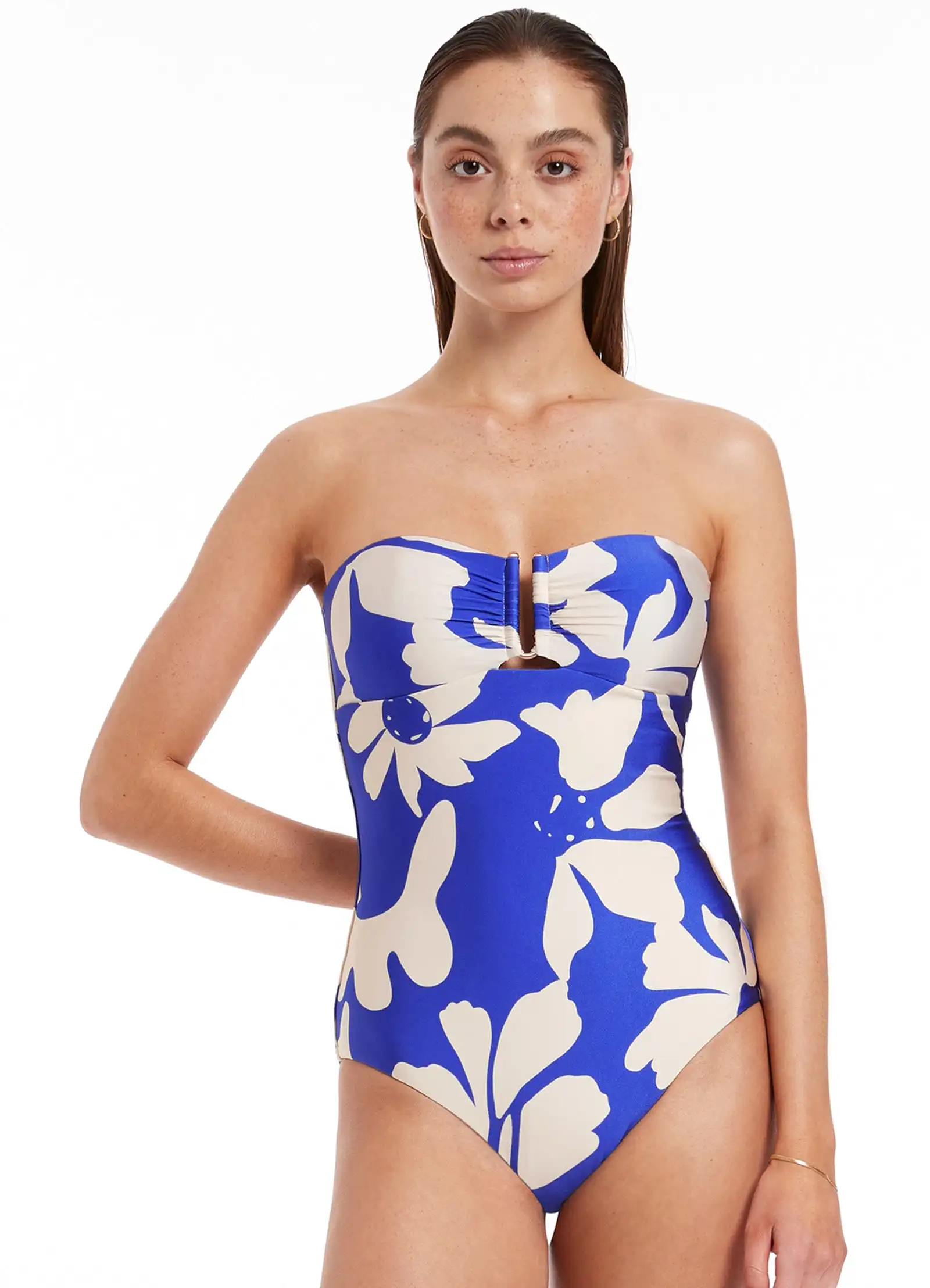 Emporio Bandeau One Piece - Sapphire