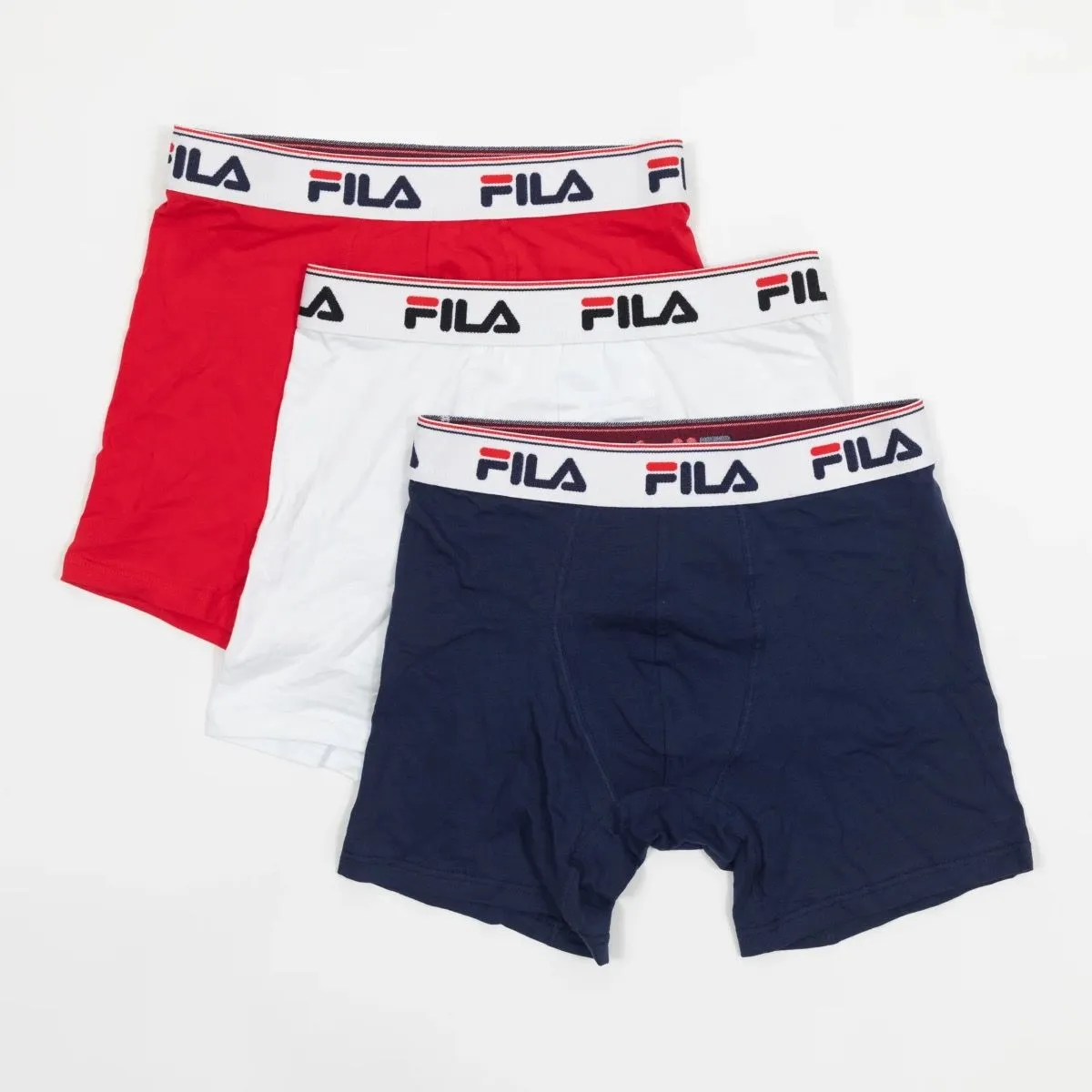 Fila Tristan 3-Pack Trunks Shorts Navy/White/Red