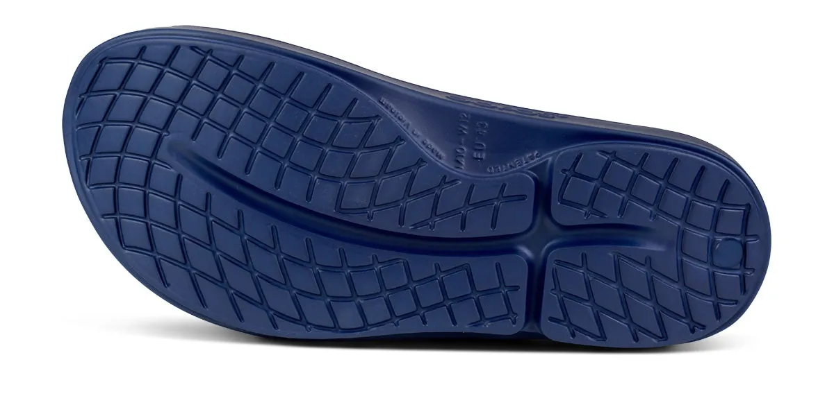 FJ X OOFOS Men's OOahh Sport Slide Sandal - Navy