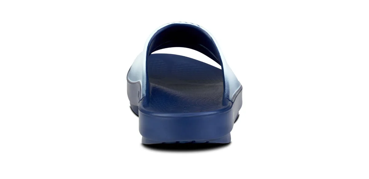 FJ X OOFOS Men's OOahh Sport Slide Sandal - Navy