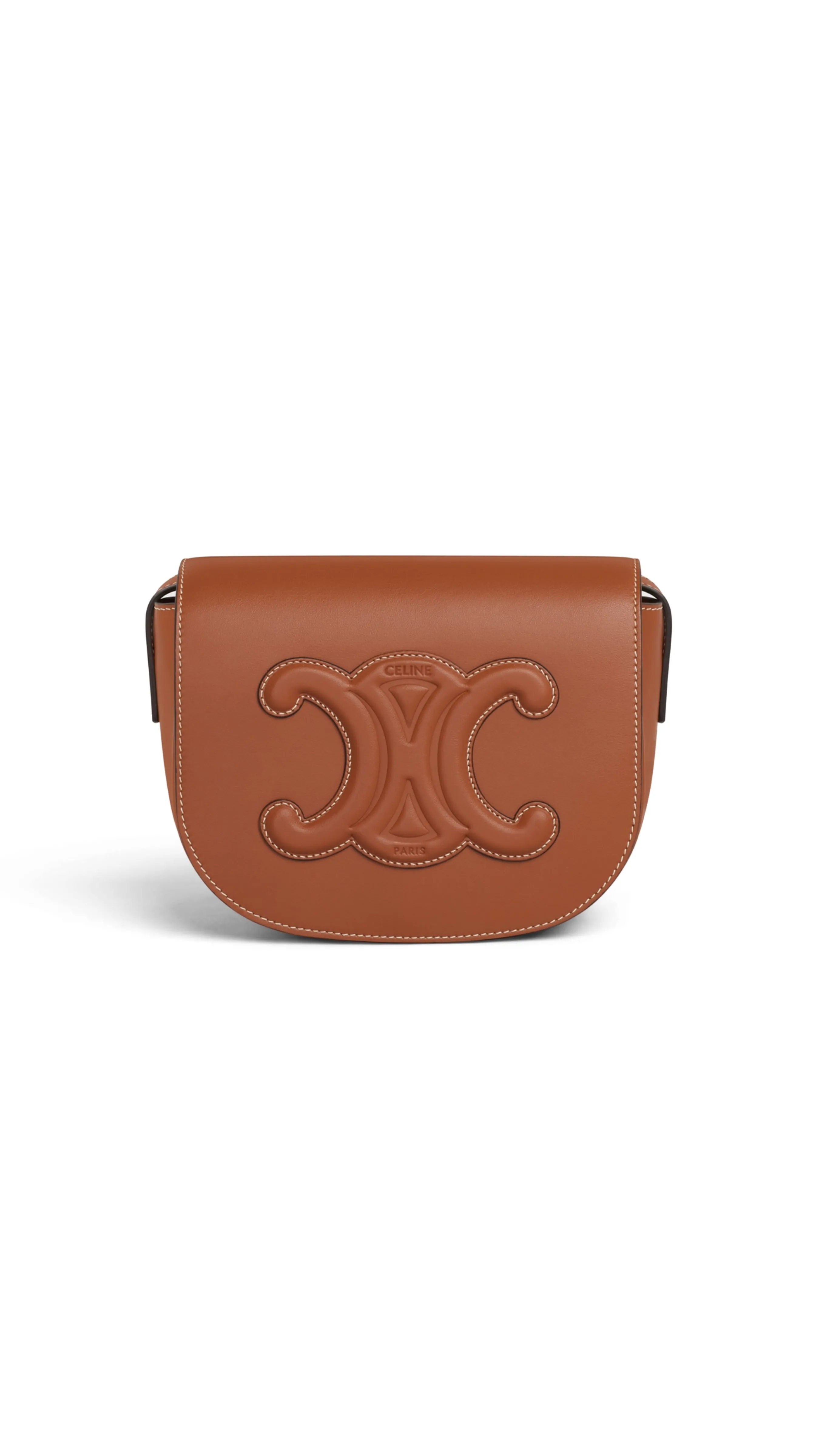 Folco Cuir Triomphe in Smooth Calfskin - Tan