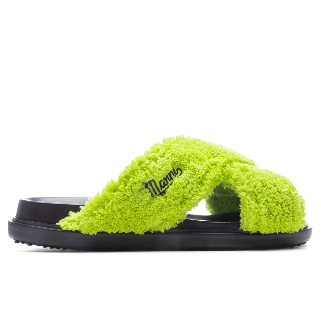 Fussbett Slide Sandal - Lime Green