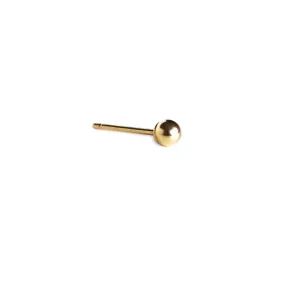 Gold Ball Stud | 14K Gold