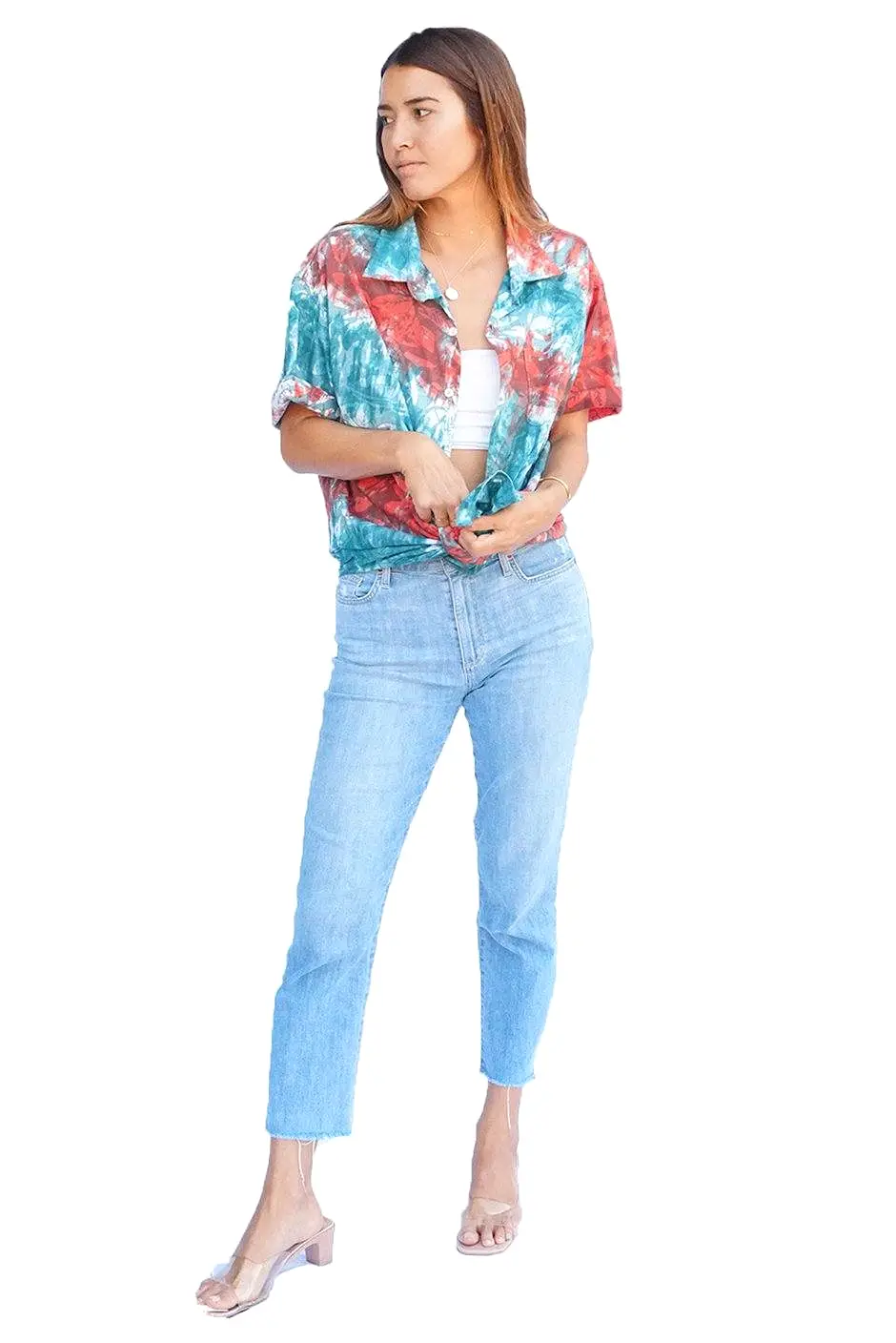 Hawaiian Kai Shirt // Feel the Heat Tie Dye