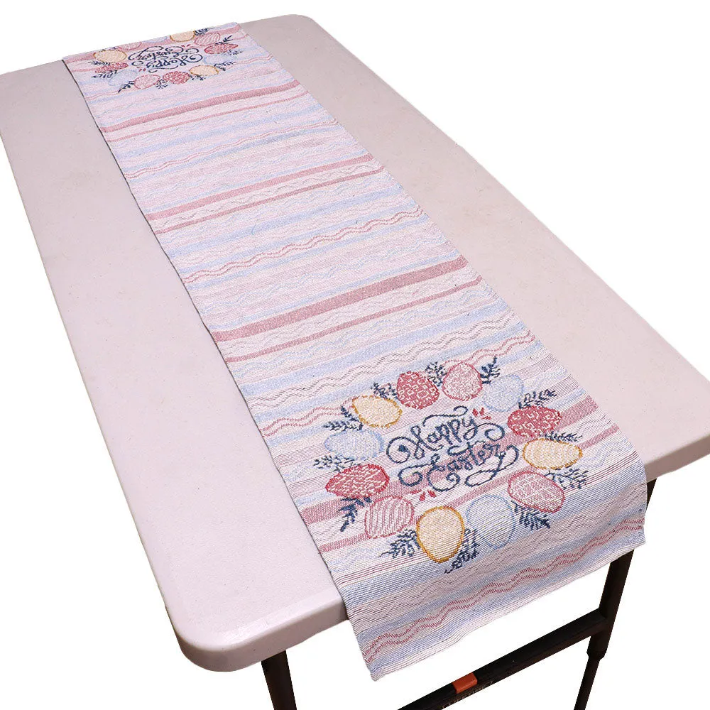 iLLASPARKZ HAPPY EASTER Message Egg Table Runner