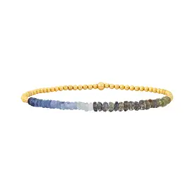 Karen Lazar Design 2MM Signature Bracelet with River Sapphire Ombré