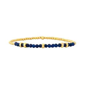 Karen Lazar Design September Blue Sapphire and Rondelle Bracelet