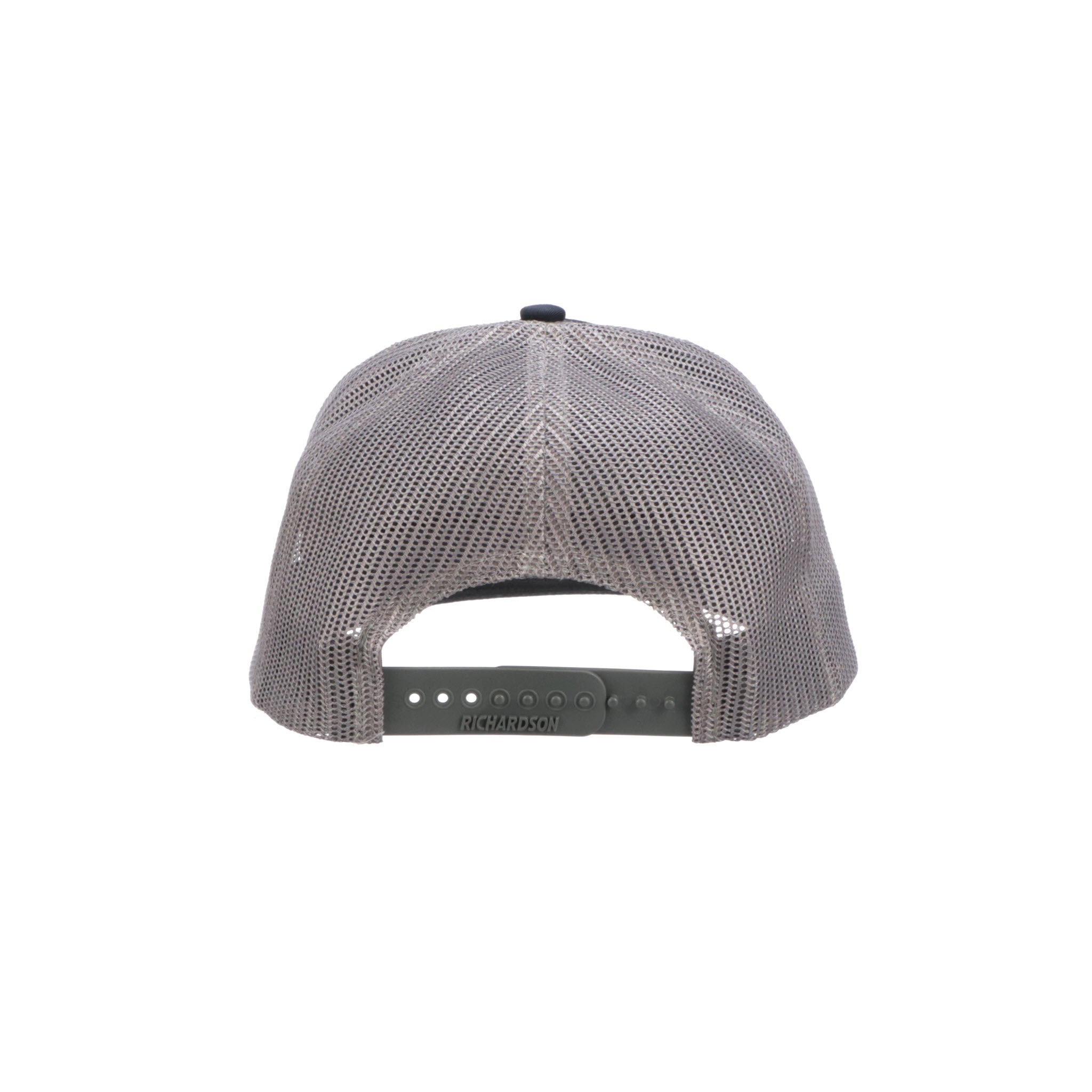 Leather Patch Cap Round :: Navy + Charcoal