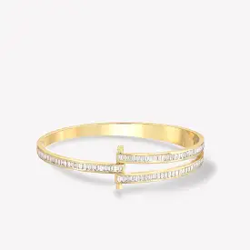 Magna Bracelet with White Baguette Cut Diamonds