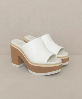 Maren - Layered Platform Heel Slides