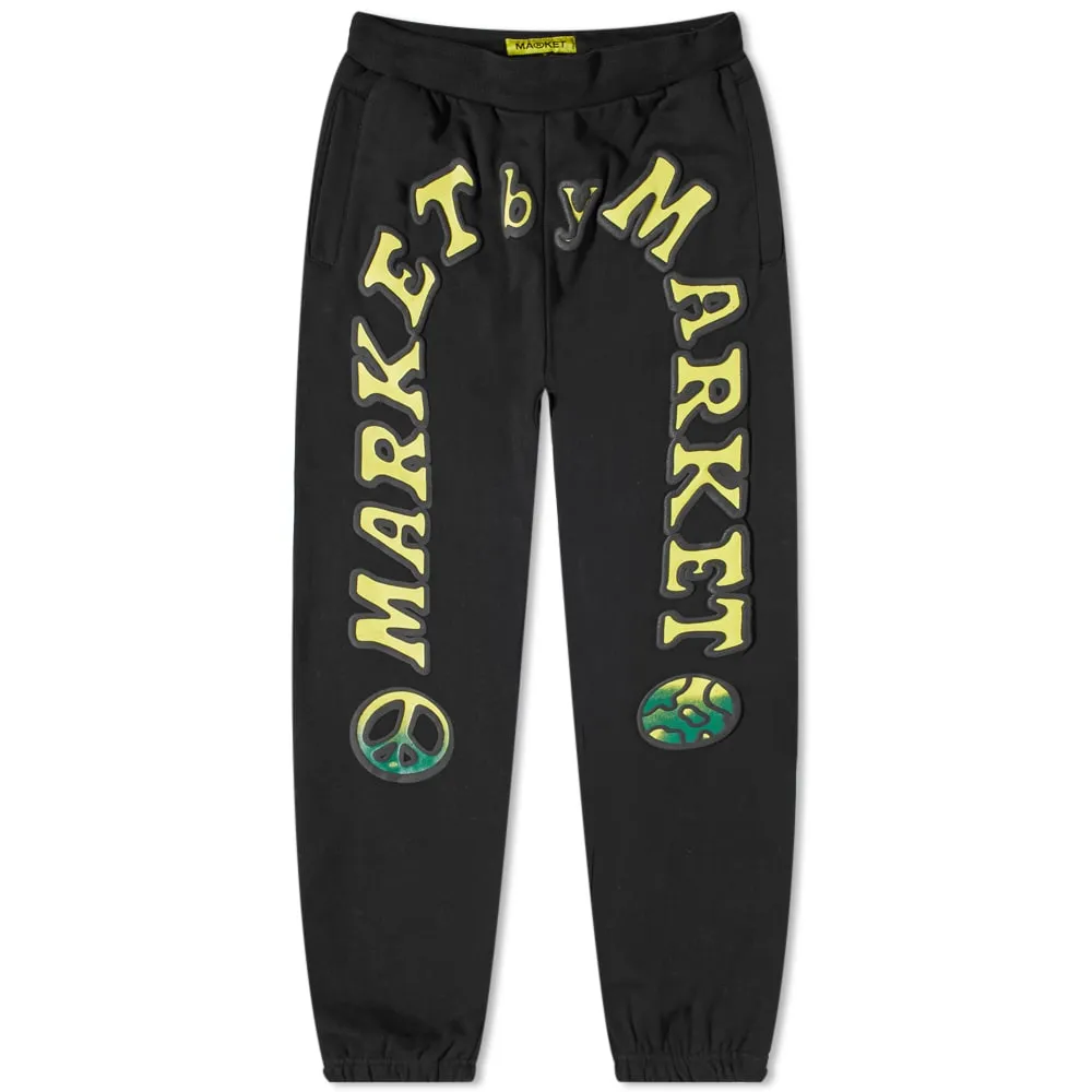 MARKET Cali Lock Gradient Sweat PantBlack Overdye