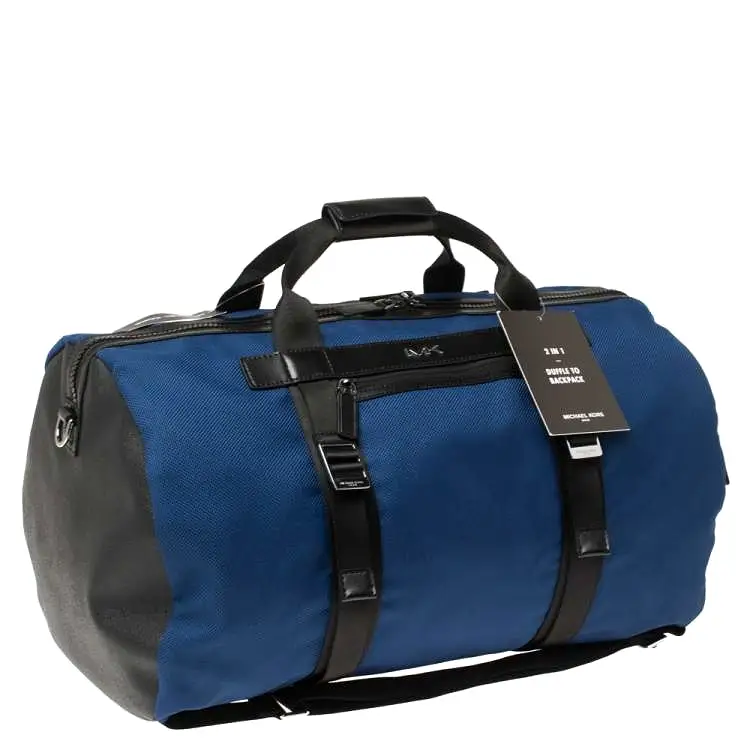 Michael Kors Kent Sport Jet Set Travel Conv. 2 IN 1 Duffle To Backpack Sapphire (37F9LKSN4C)