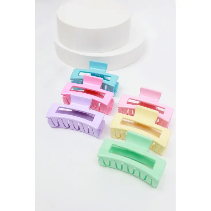 Mini Rectangle Cut Out Hair Claw