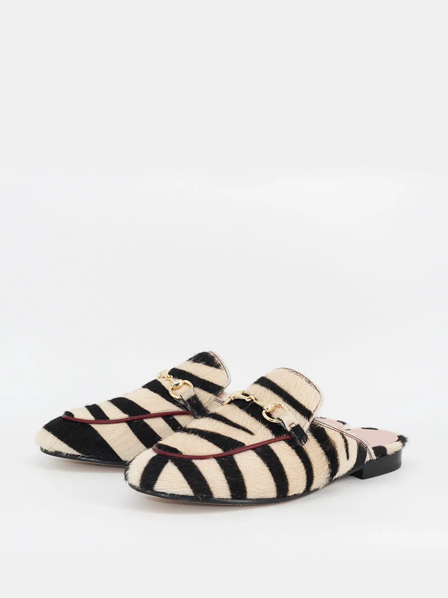 Mules Saint Tropez cebra