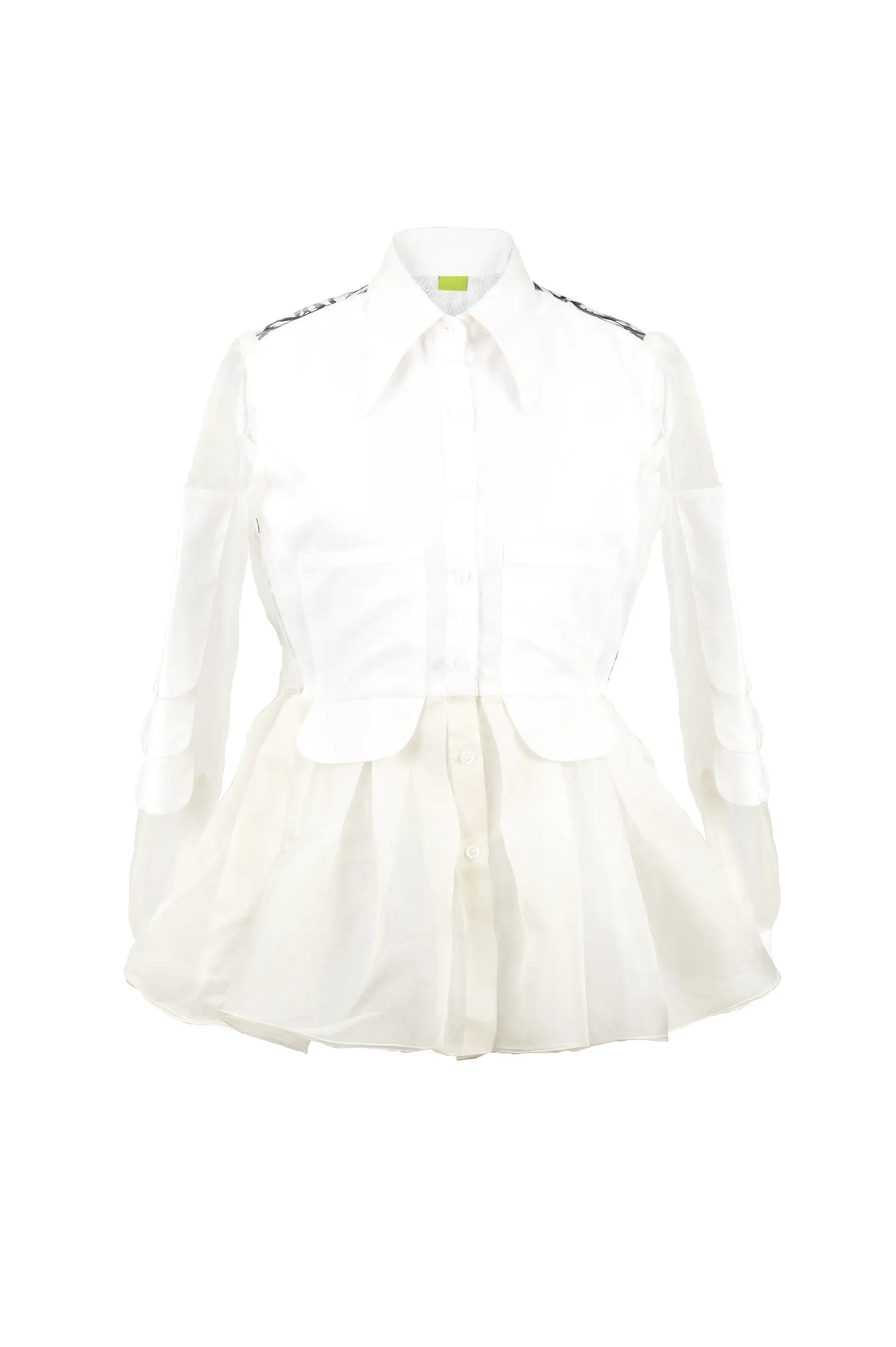 Organza Trench Shirt