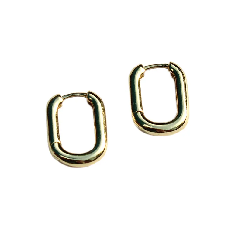 Oval Hoops / Gold