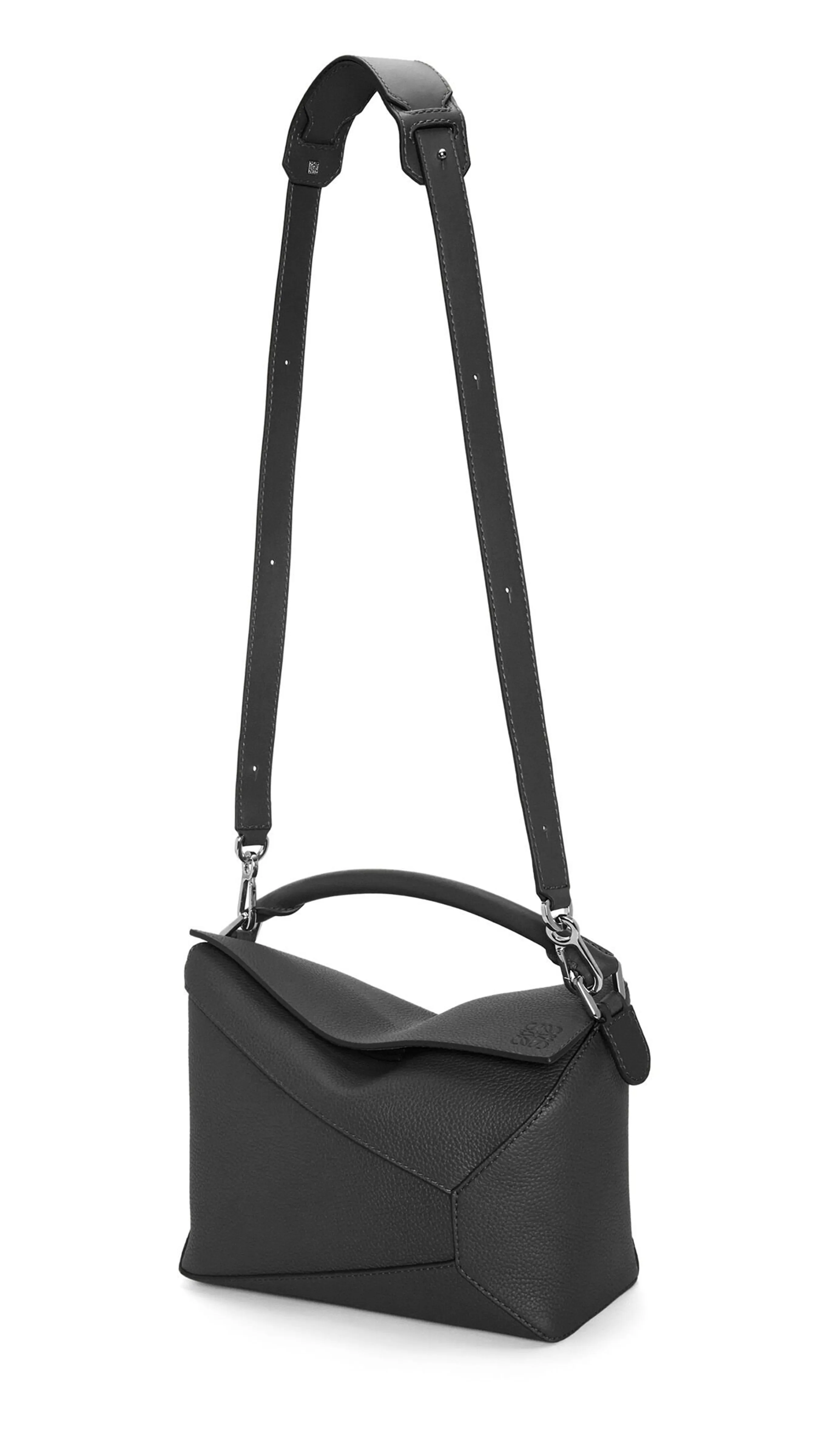 Puzzle Bag in Soft Grained Calfskin - Black