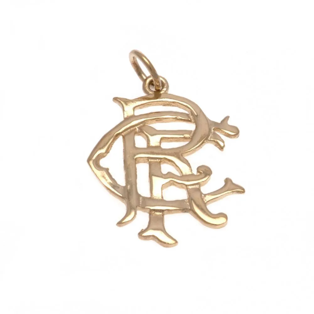 Rangers FC 9ct Gold Pendant Medium