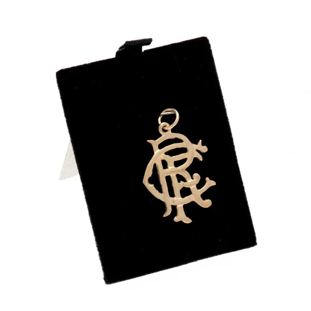 Rangers FC 9ct Gold Pendant Medium