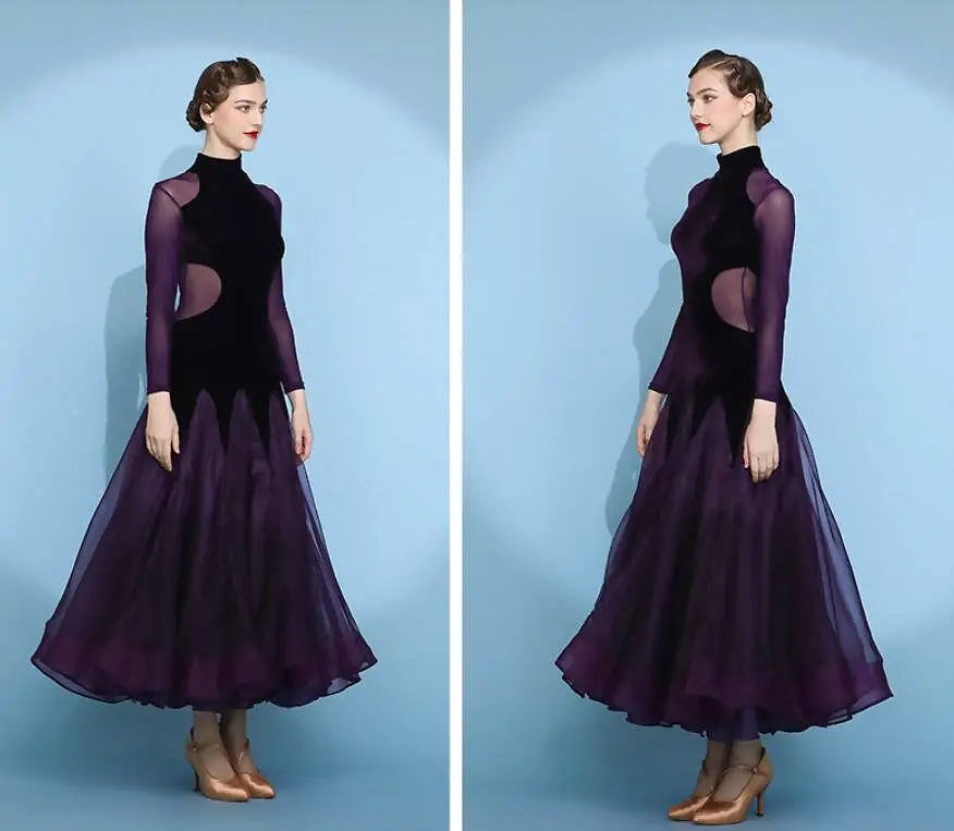 Regal Amethyst Ballroom Dance Dress | 2115