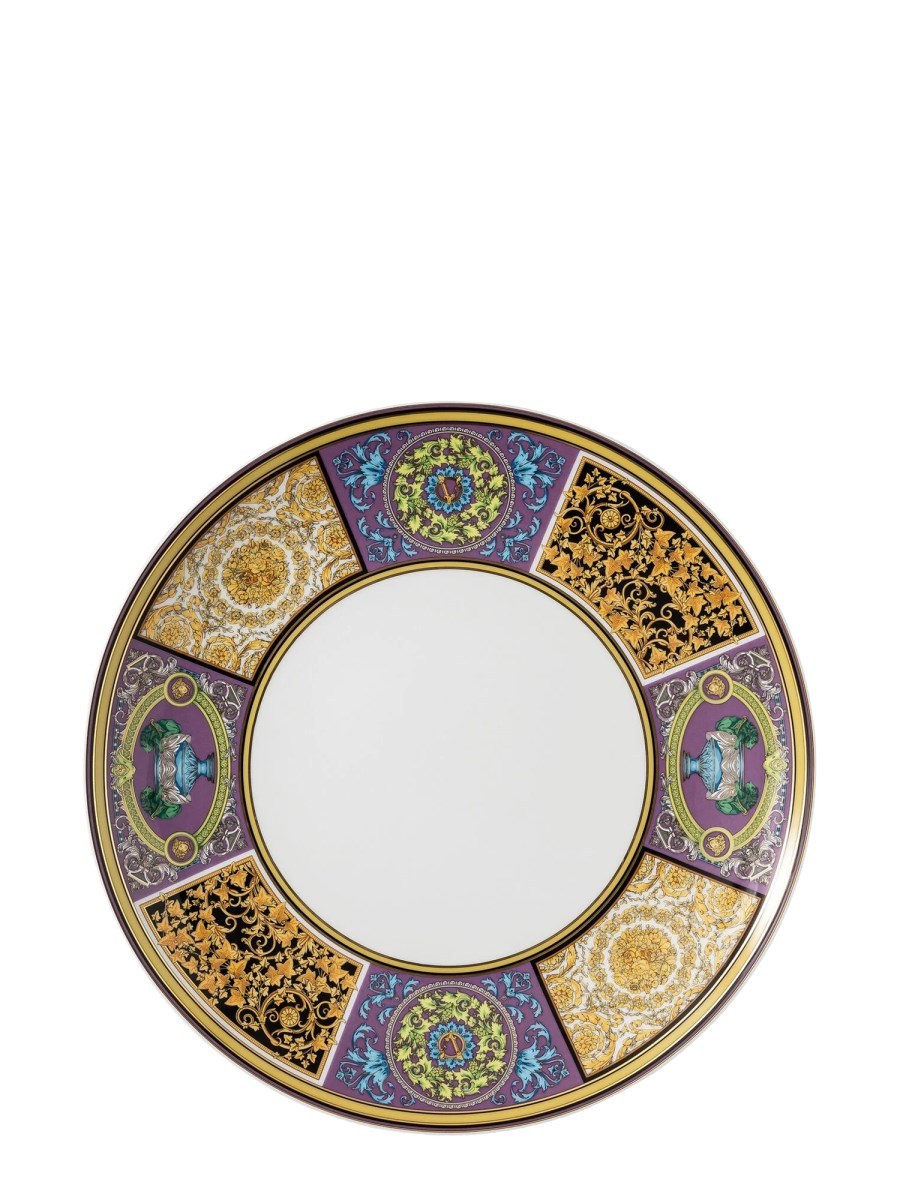 ROSENTHAL MEETS VERSACE    28 CM MOSAIC BAROQUE PORCELAIN FLAT PLATE